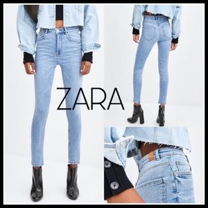 ✨ ZARA Trafaluc high waisted hi rise skinny jeans